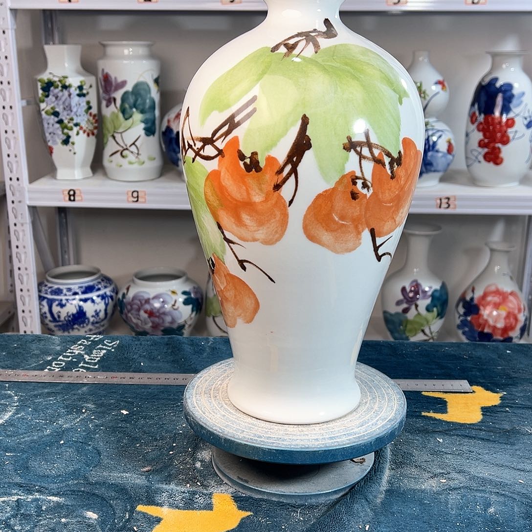 摆件景德镇陶瓷梅市