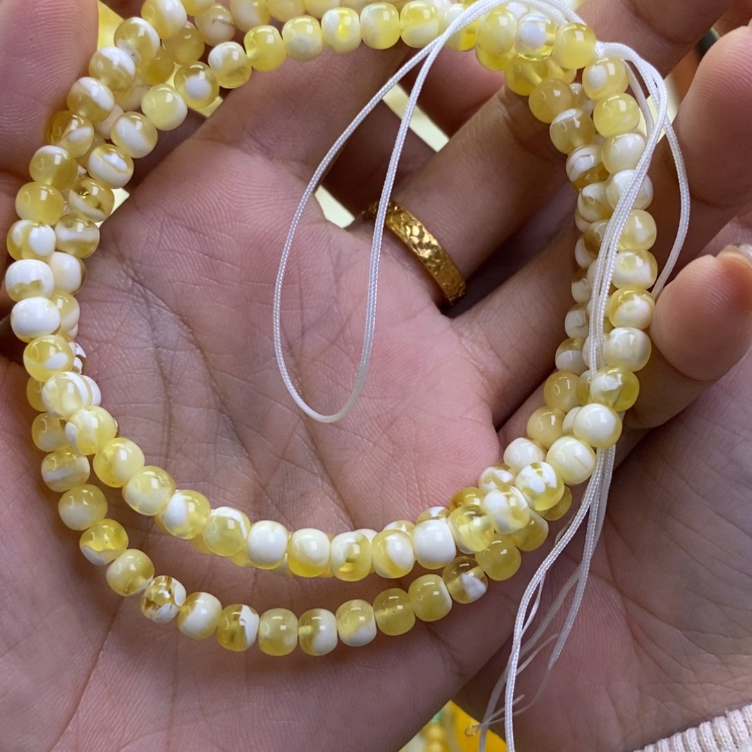 w***℡琥珀未镶嵌裸石5.8mm108