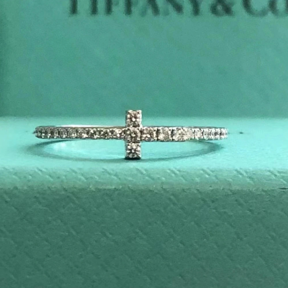 99新 Tiffany & Co./蒂芙尼 54码 蒂芙尼/戒指/4399