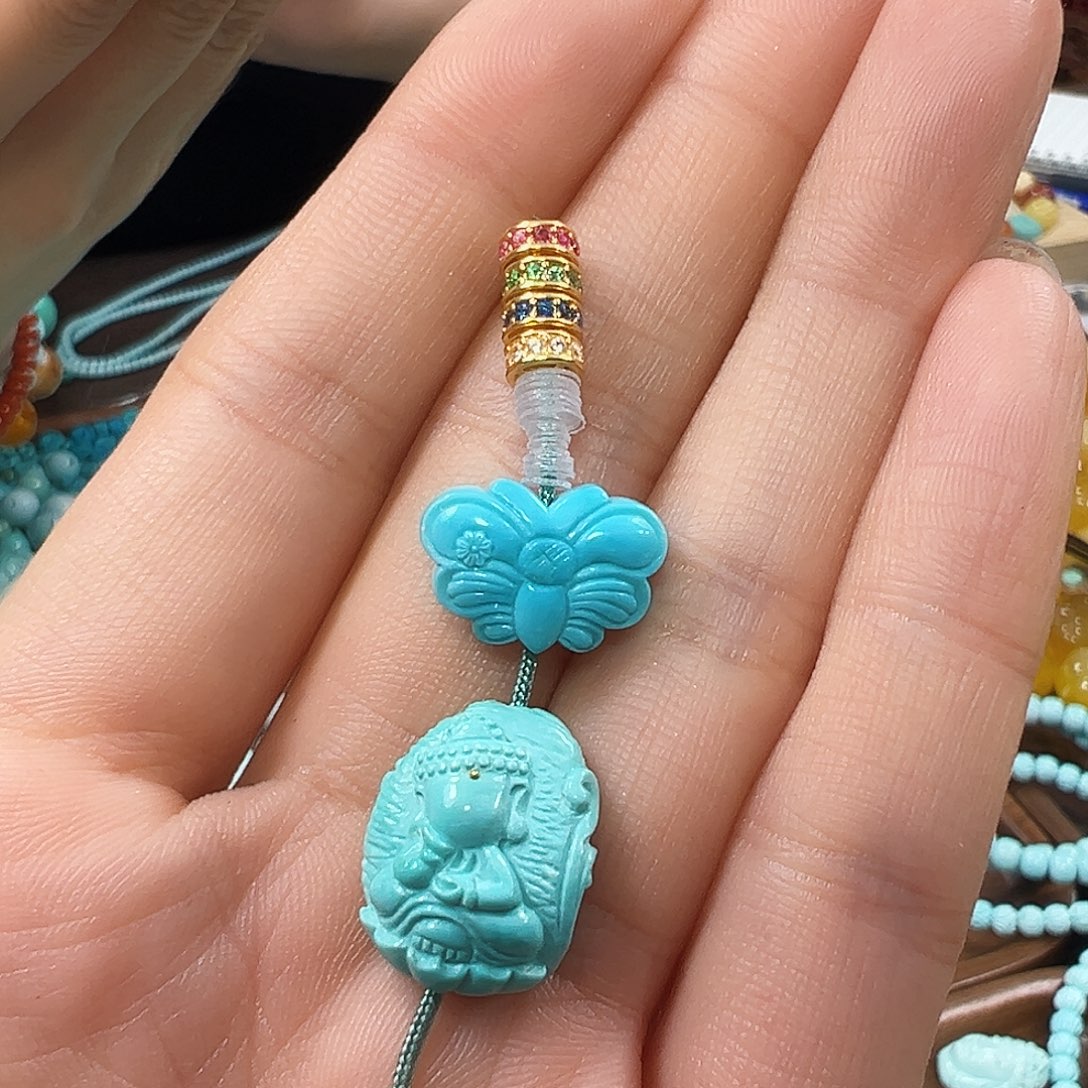 用***0绿松石未镶嵌配件配件