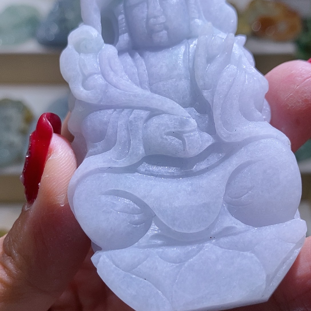 【闪购商品】翡翠颈饰未镶嵌观音