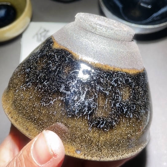 茶盏201 建窑建盏微瑕磨底