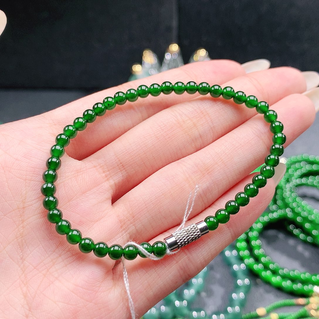 翡翠未镶嵌手链手链