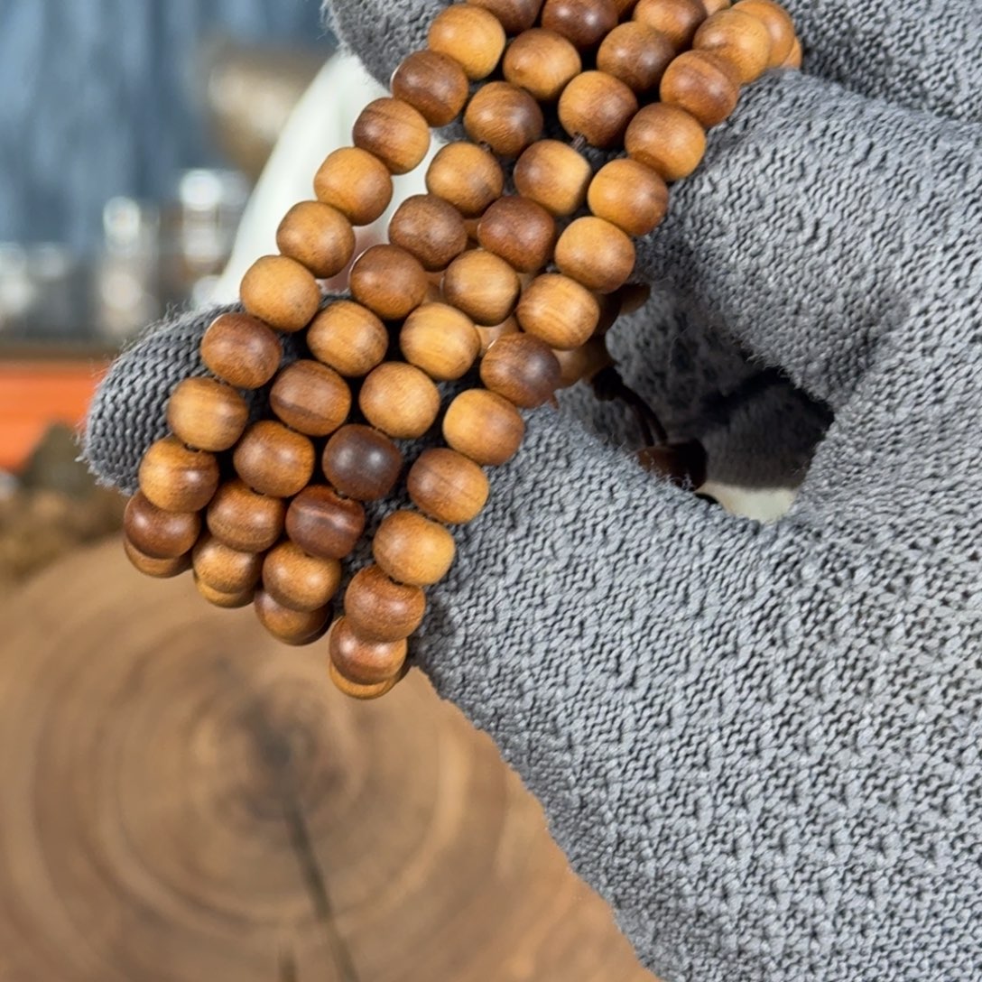 其他檀香木王系列十二号料“百年彩绘”6*7*108横黑