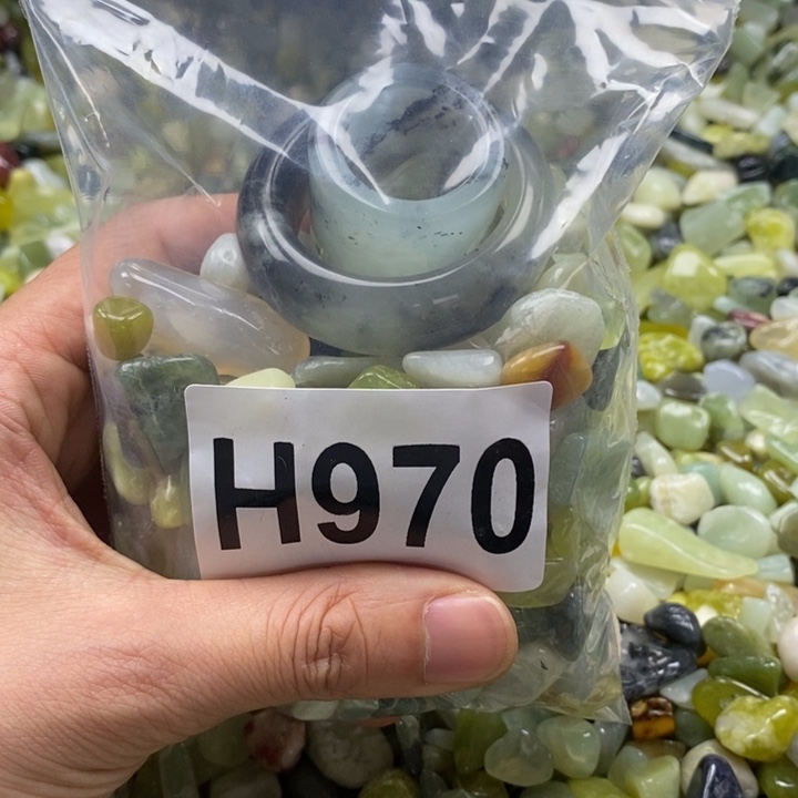 蛇纹石玉未镶嵌鱼缸石