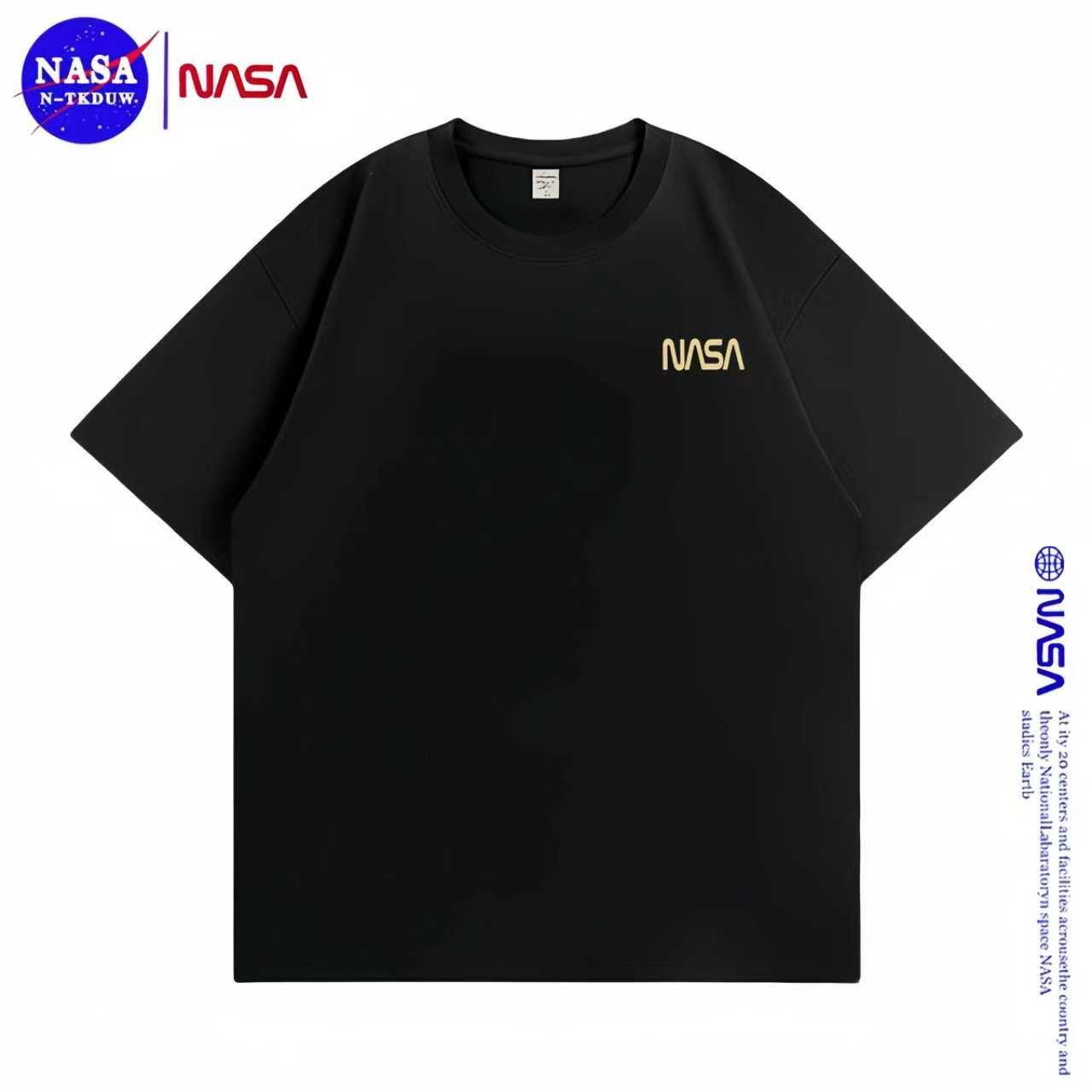 【NSASA联名】重磅纯棉男女同款时尚百搭圆领短袖【小黄nasa】A-013
