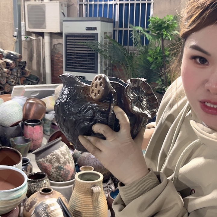 正品口20高18无孔花盆