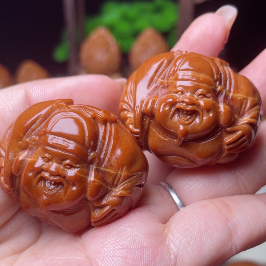 吊坠橄榄核横财手球