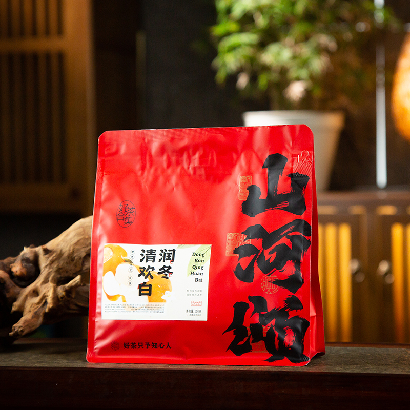 薄荷陈皮白茶 清润欢冬白