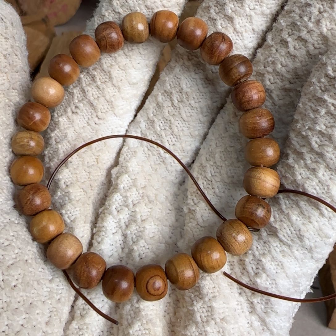 檀香木手串/手链7.8老型微微瑕疵单圈