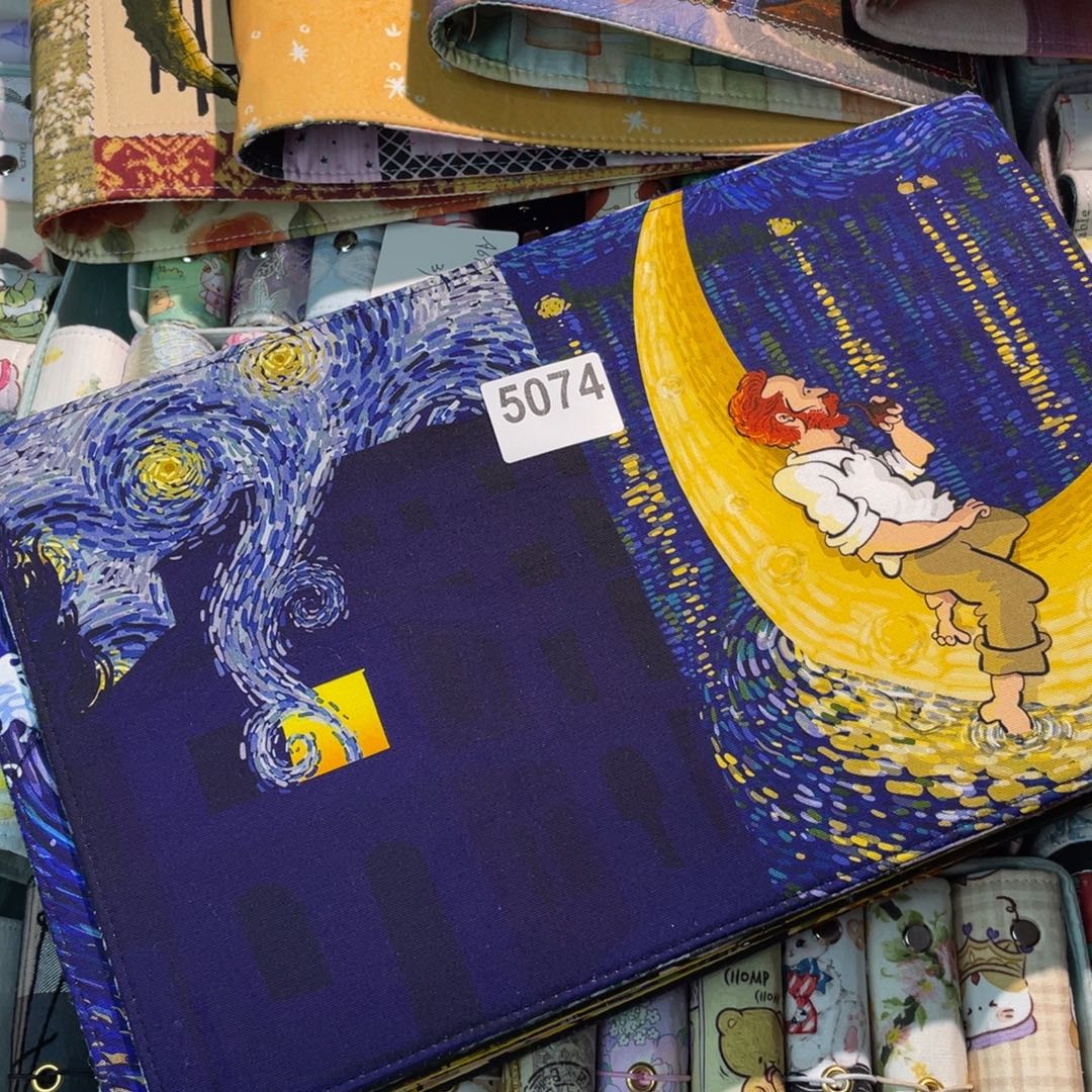 织绣A5活页不带纸5074