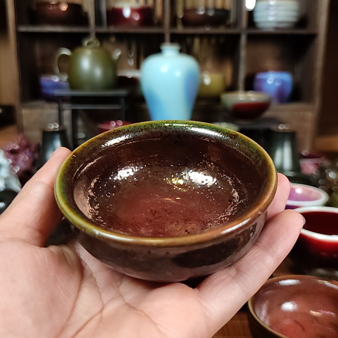 其他山**客钧窑瓷器钧窑瓷器束口展