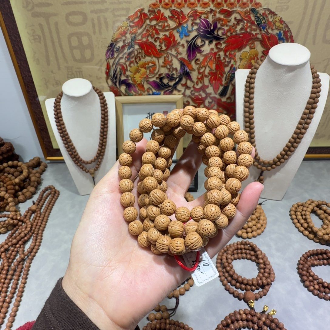 电***器吊坠桃核108野生桃核1.0