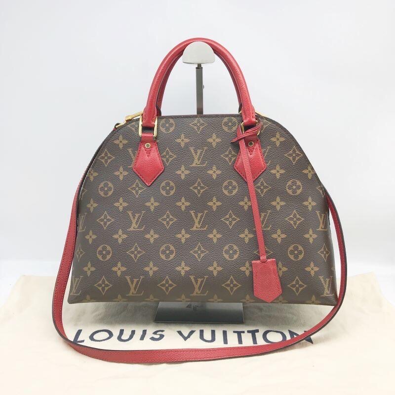 95新 LouisVuitton/路易威登 洋诚二手 拼色老花贝壳手提包 98新