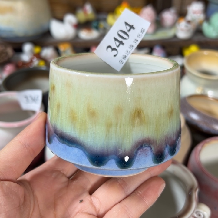 活动价30包邮景德镇手工花盆