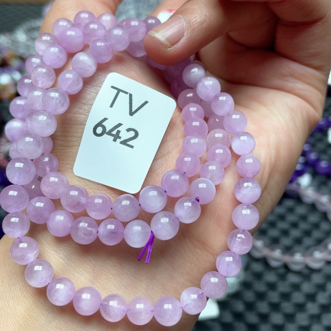 锂辉石手串未镶嵌