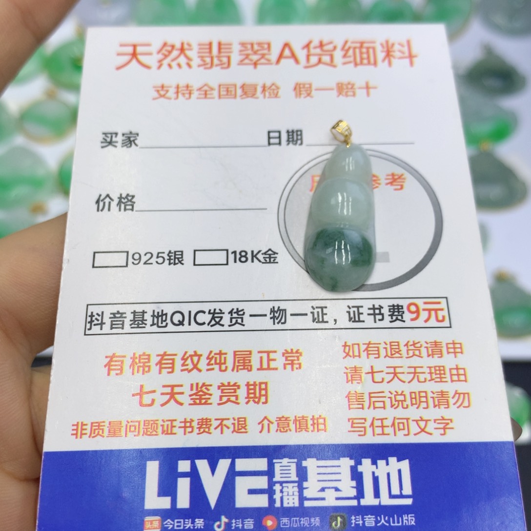 翡翠颈饰未镶嵌翡翠