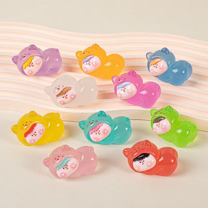 夜光小狗莉莉丝趴姿创意DIY摆件【许愿+对对碰+九宫格】