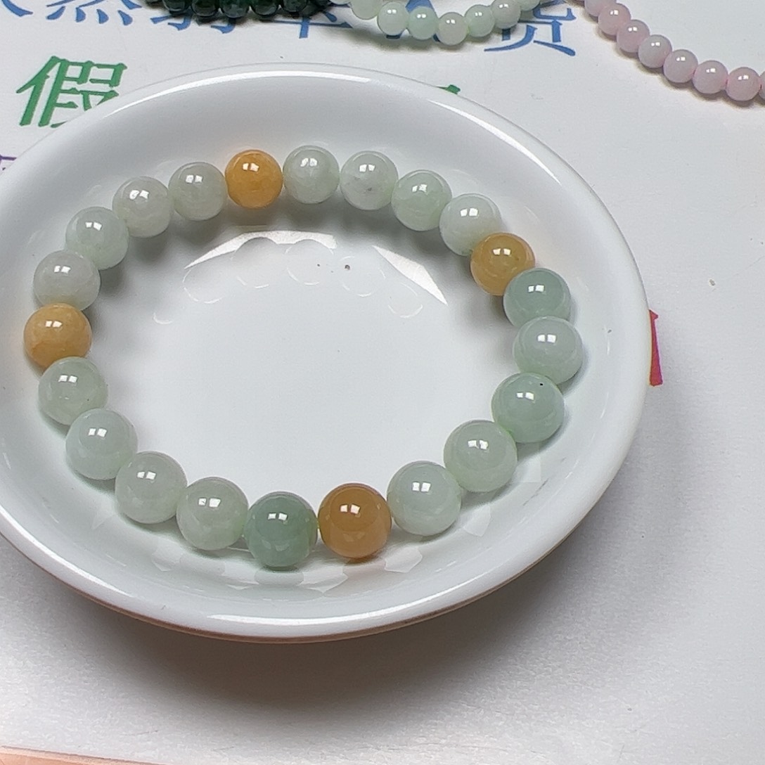 【闪购商品】翡翠手链未镶嵌小*果卡8+