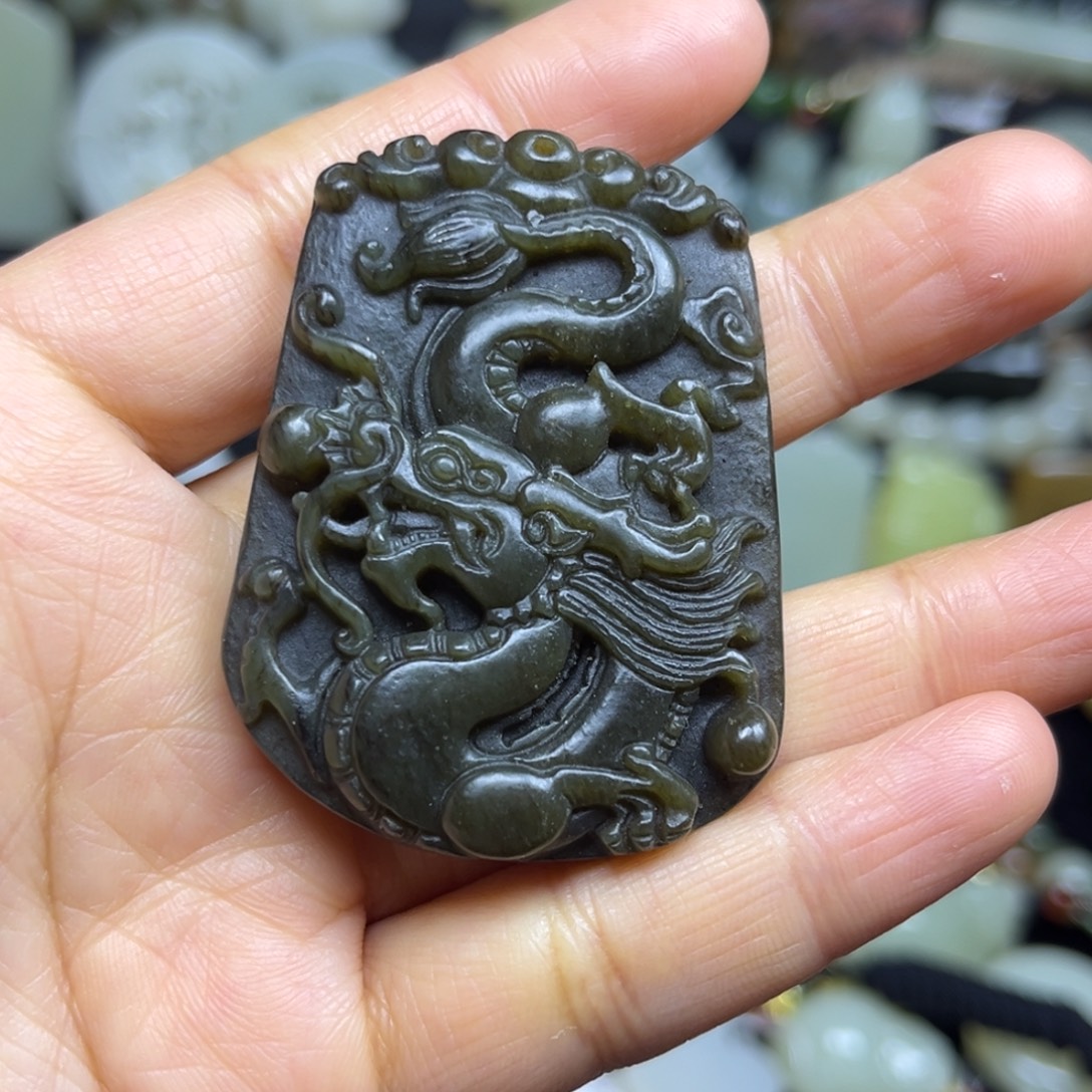 和田玉未镶嵌吊坠(不含链)