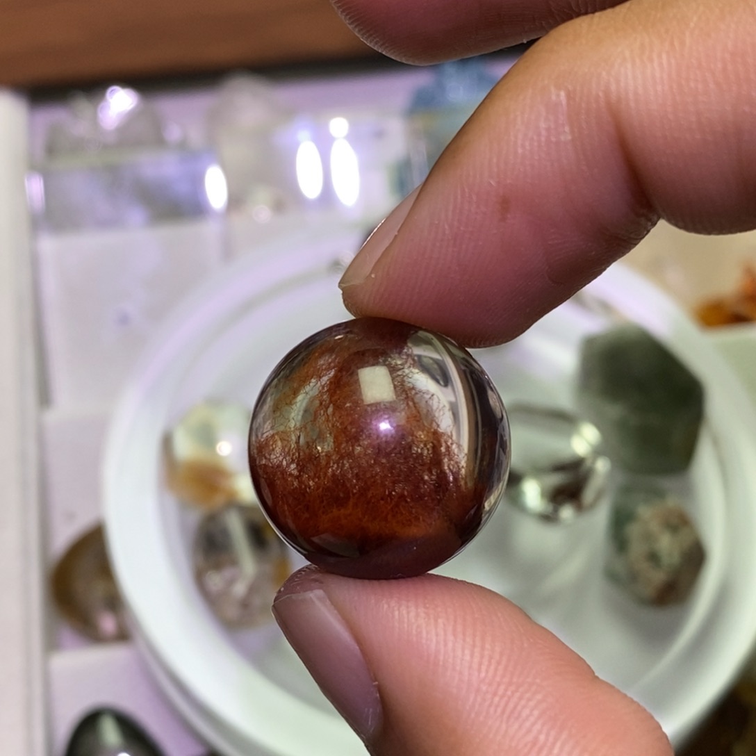 水晶手链银S925镶嵌兔毛