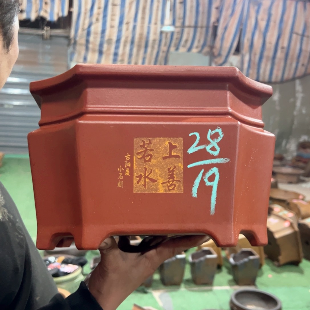 紫砂花盆紫砂花盆