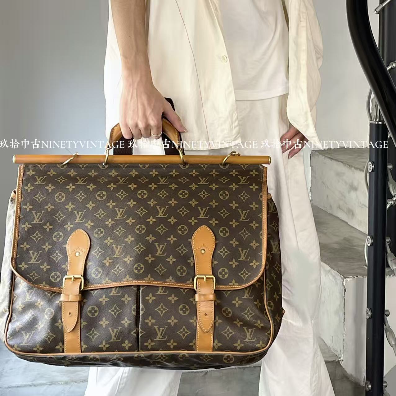 95新 LouisVuitton/路易威登  全原成色 老花狩猎三代男包