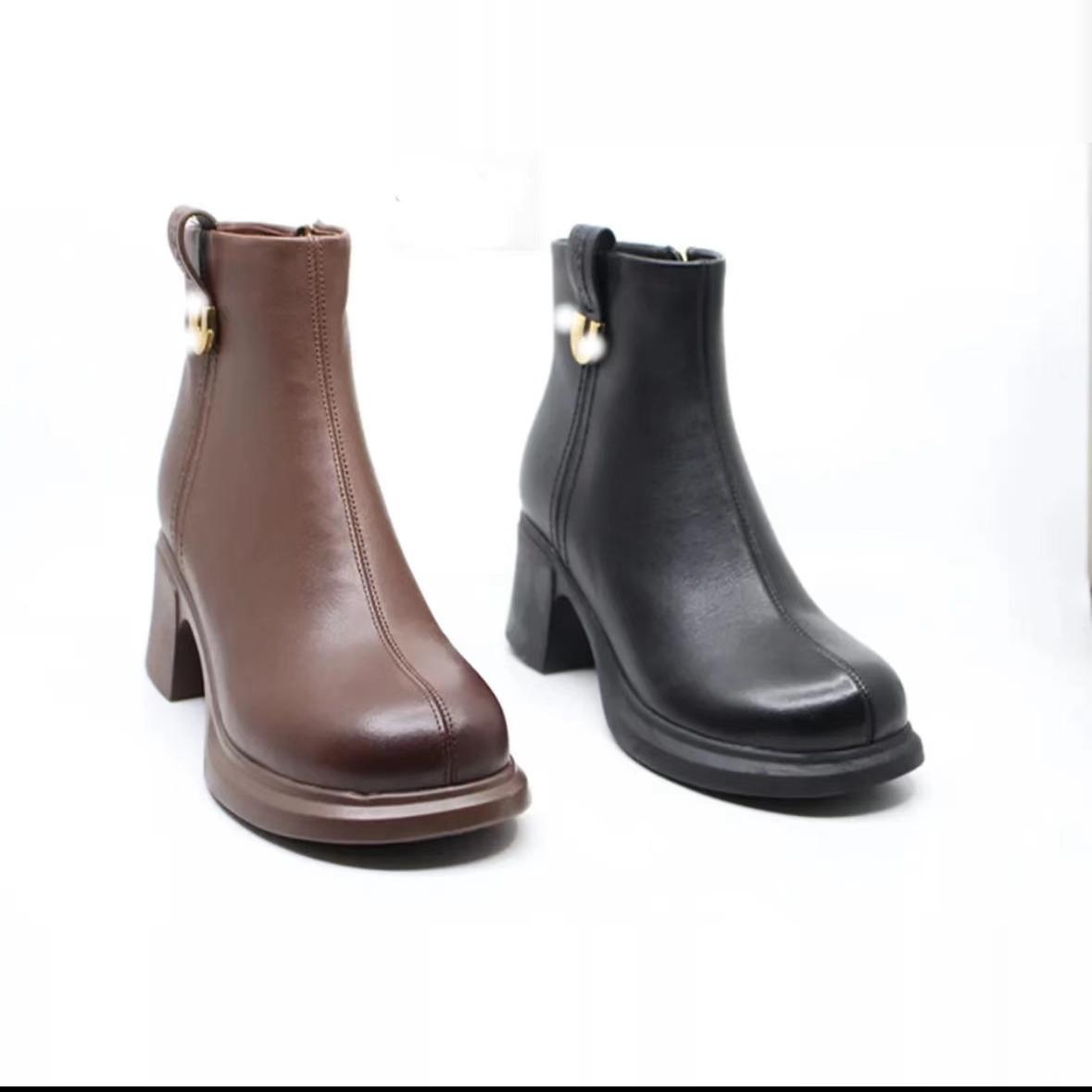 GD切尔西靴女秋冬季厚底时装靴休闲短靴CKR   2910