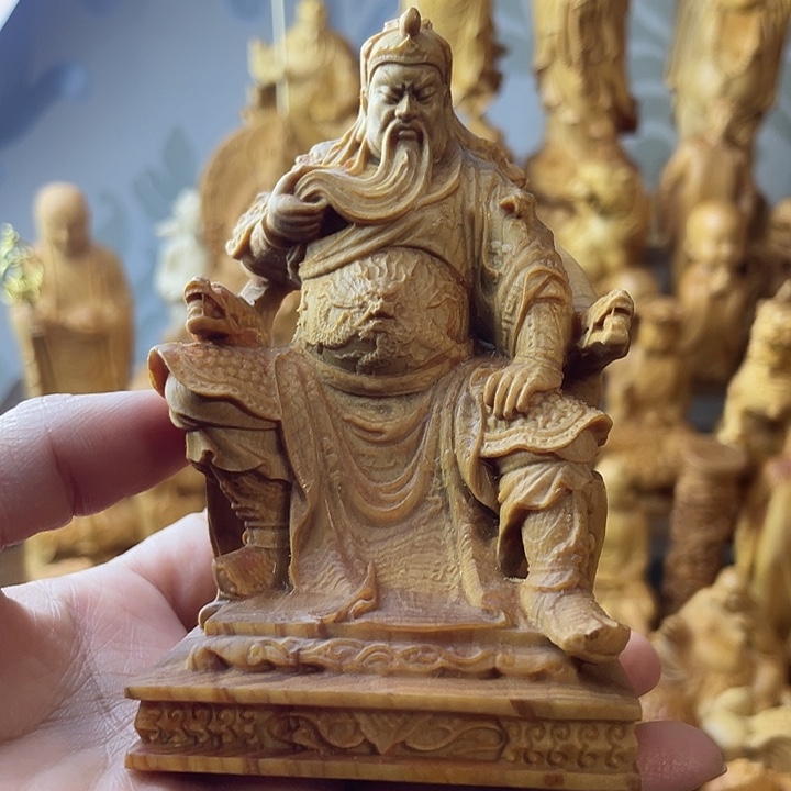 柏木（崖柏）崖柏关公高10公分