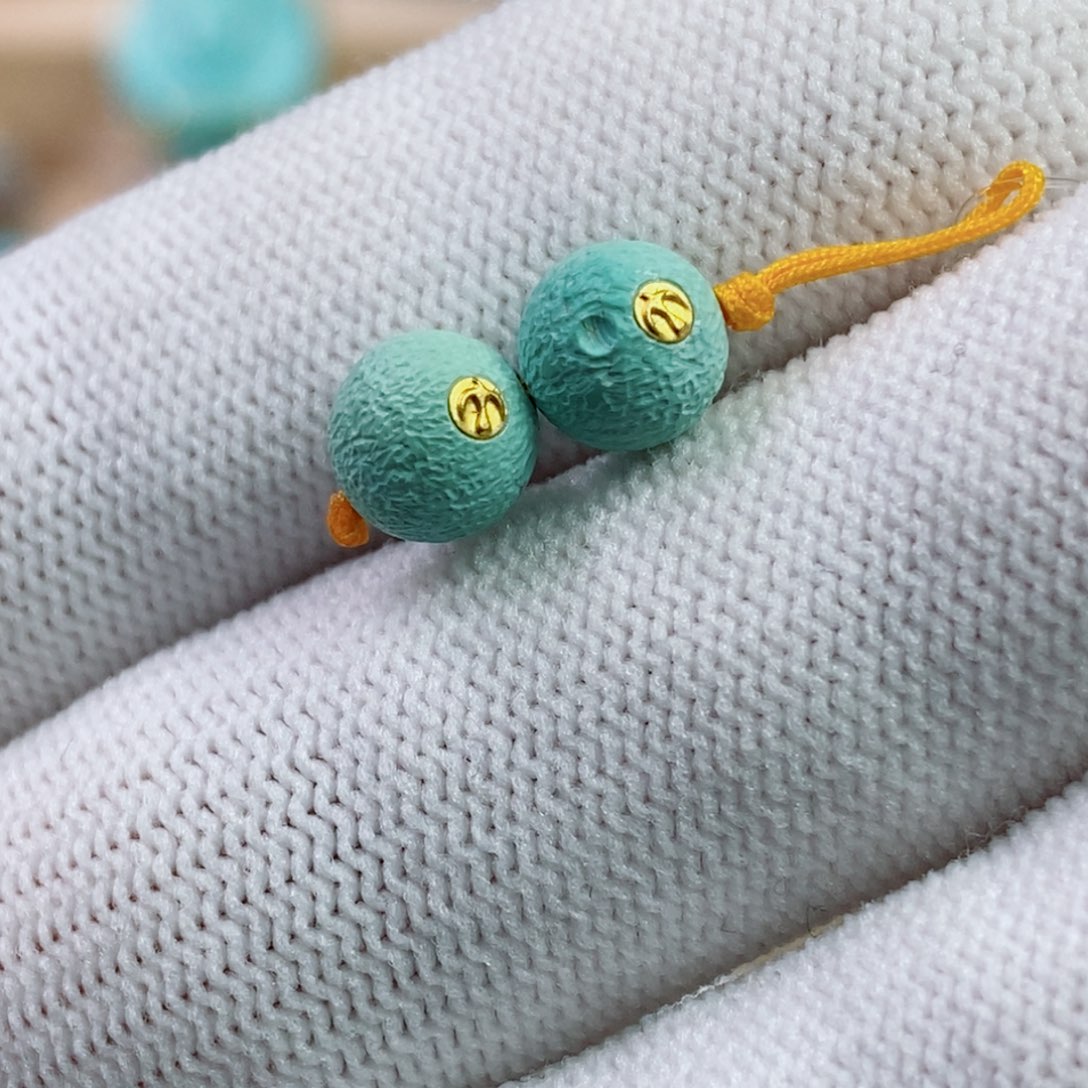 绿松石未镶嵌珠宝奇石6.5mm