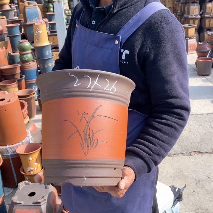 紫砂花盆紫砂花盆