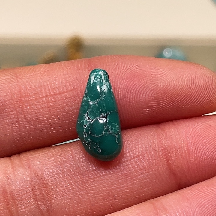 绿松石未镶嵌卡子