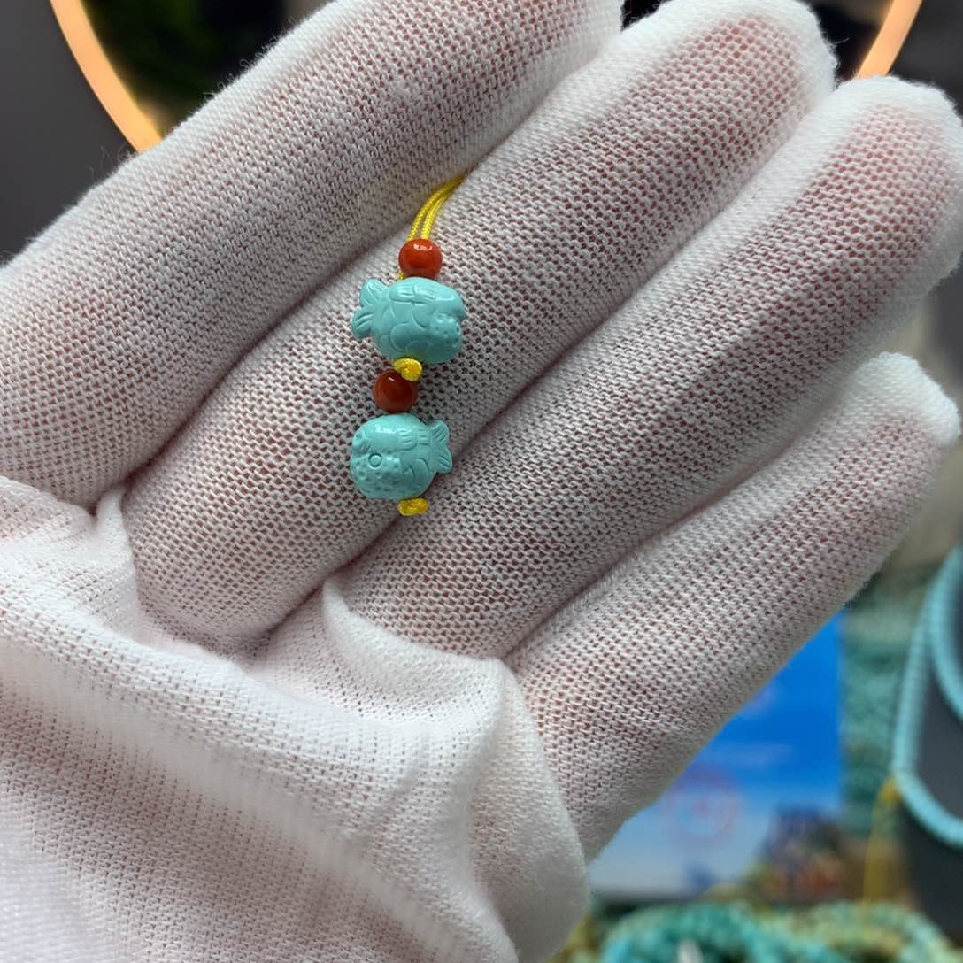 绿松石挂件未镶嵌