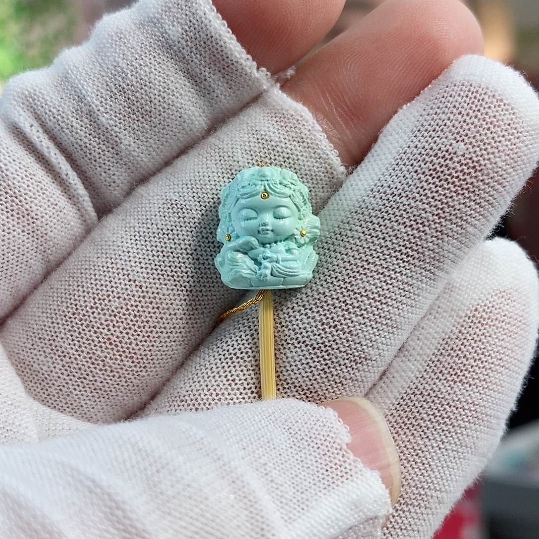 绿松石珠宝奇石未镶嵌