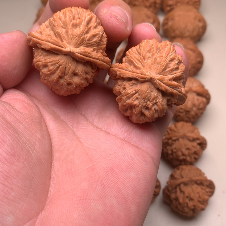 吊坠文玩核桃白狮子41