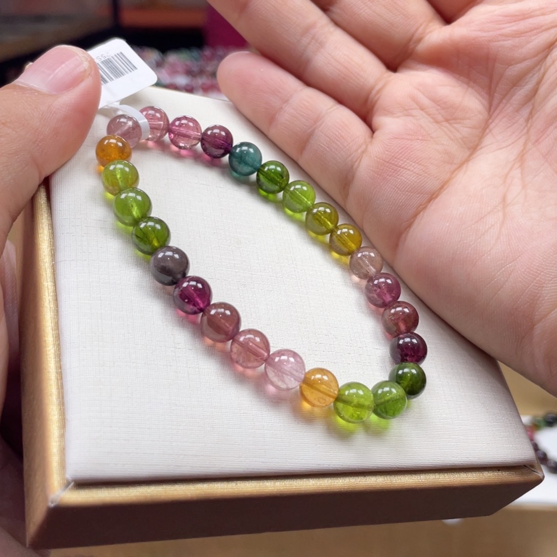 未镶嵌碧玺手串7mmmmmmmmmmmm