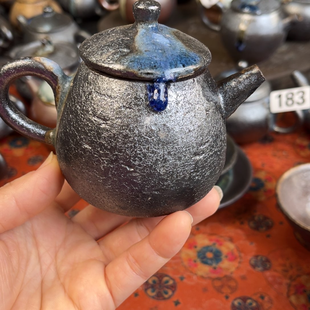 宽***野柴烧茶器主人杯杯柴烧