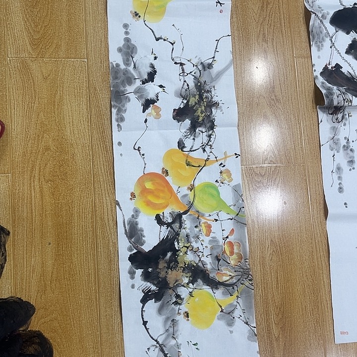 姜奇老师花鸟作品138×34