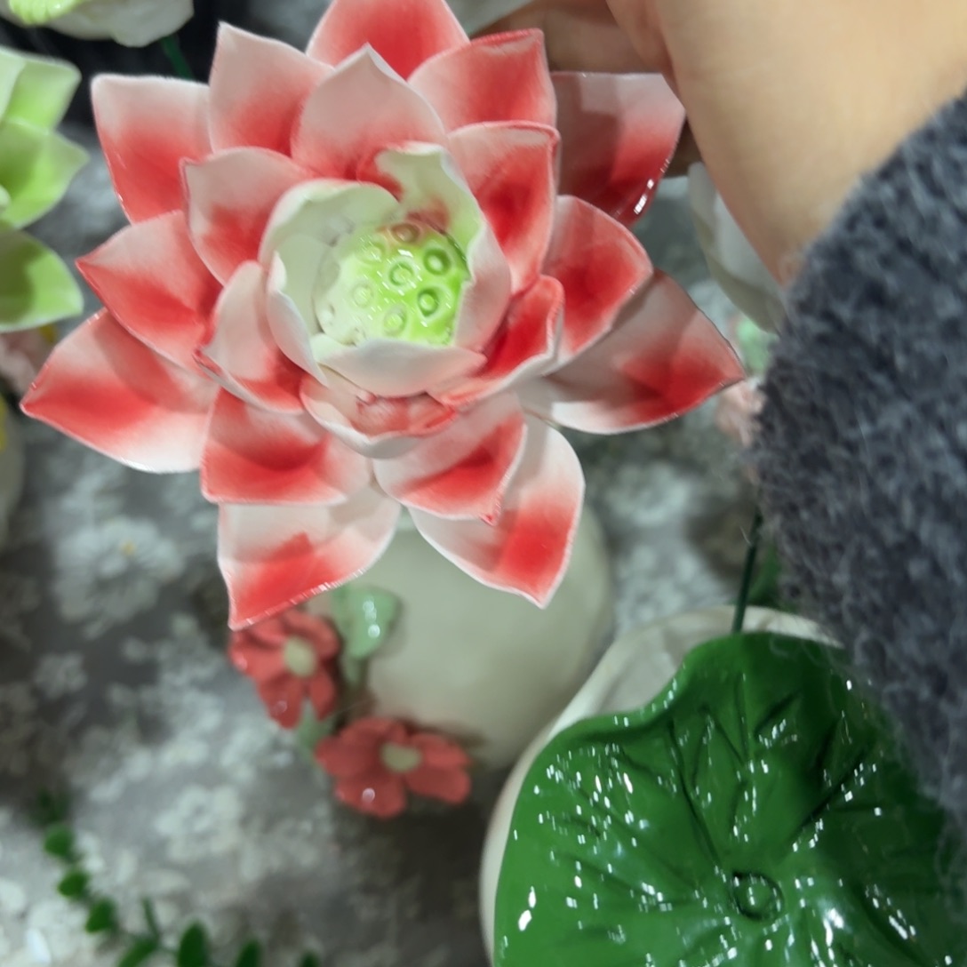 满20包邮，陶瓷花退款拉黑