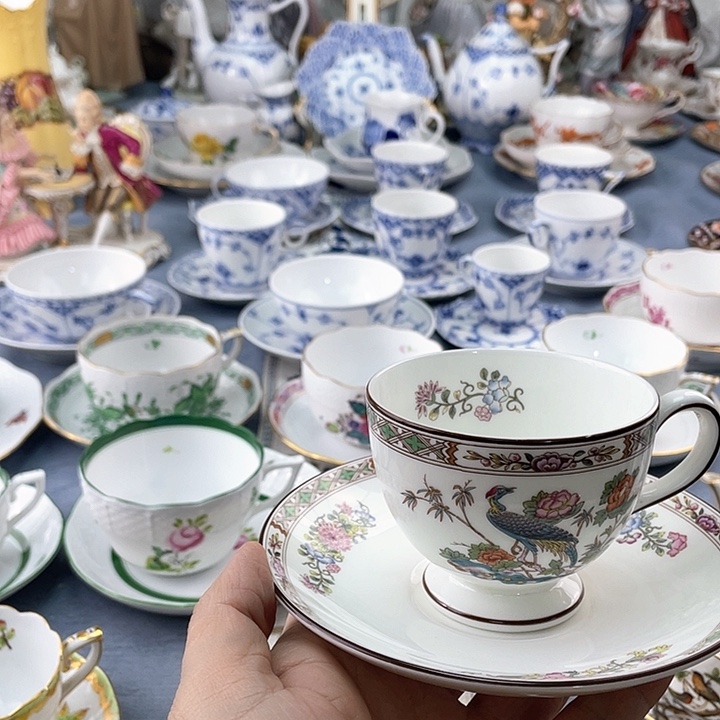 海外瓷器中古欧瓷小房子