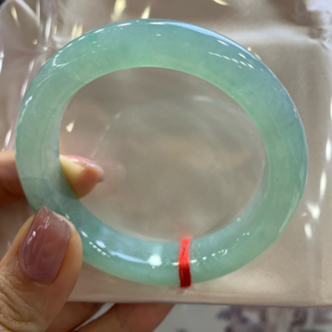 力推冰晴绿51.8正圈天然翡翠a货