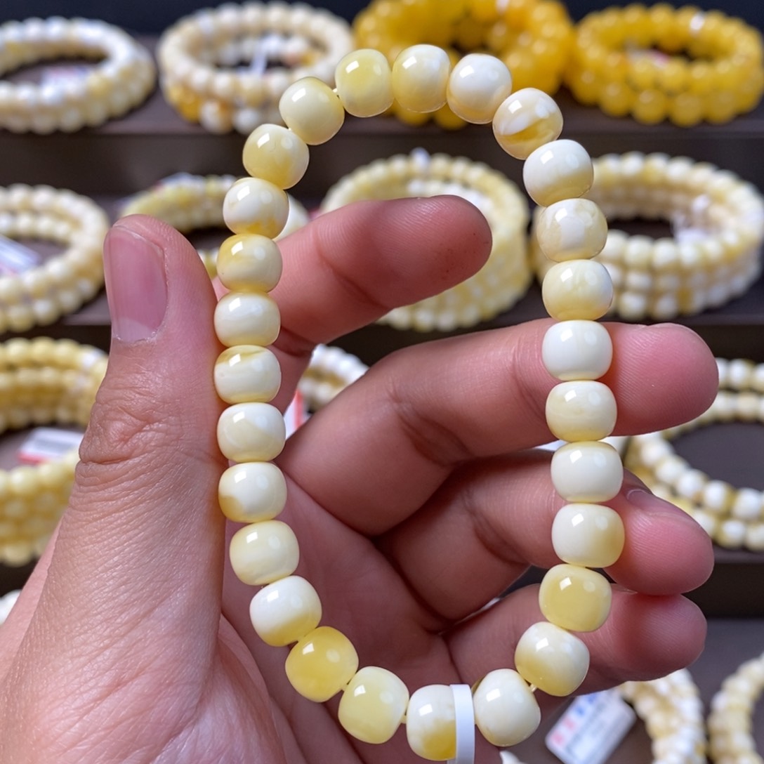 蜜蜡珠宝奇石未镶嵌8.5mm