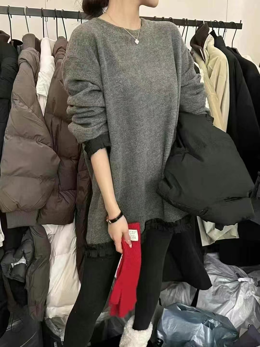 89-179《雨朵优选》杭州意法高品质女装扣号链接请直播间备注编码