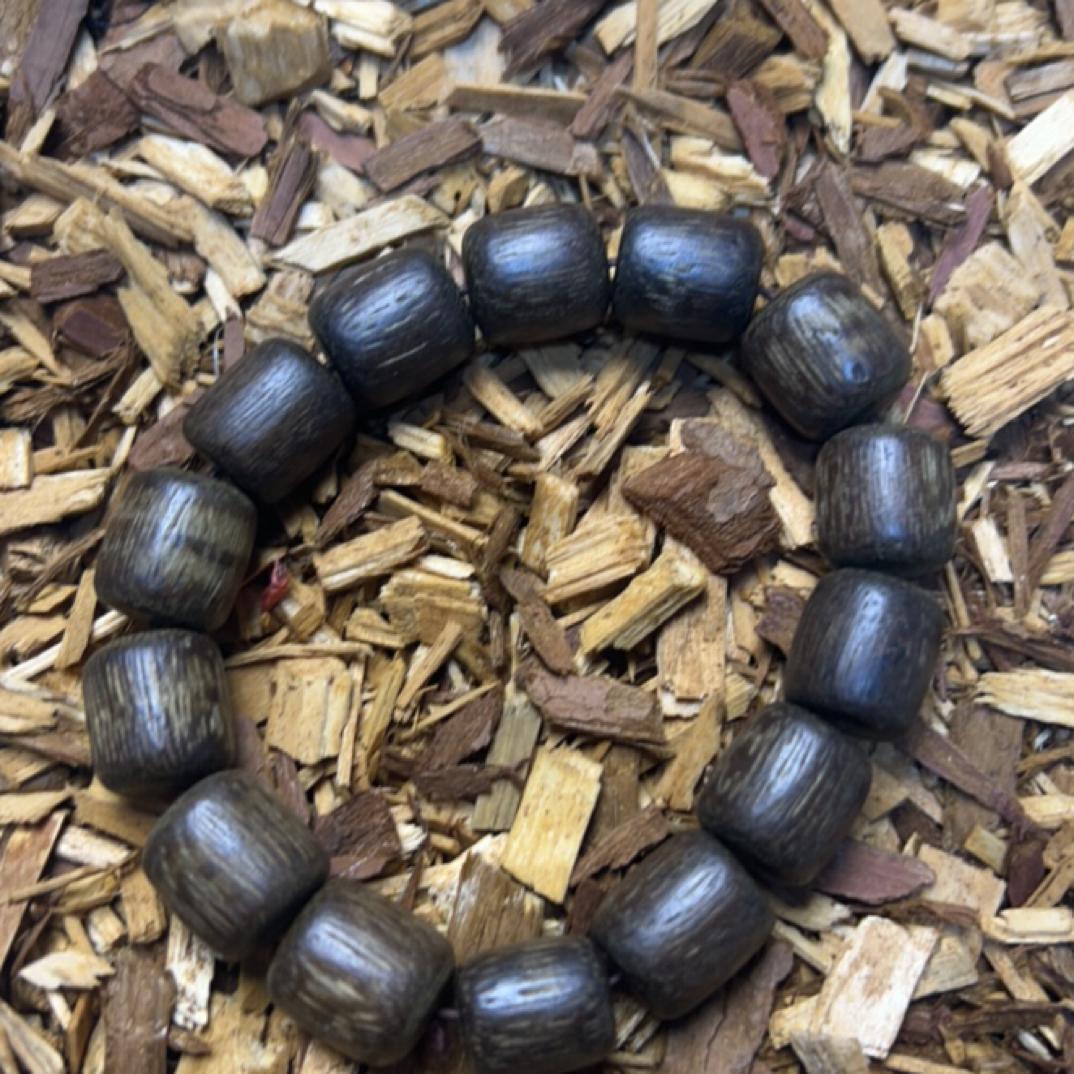 16 福来精选文玩沉香木作手串14mm