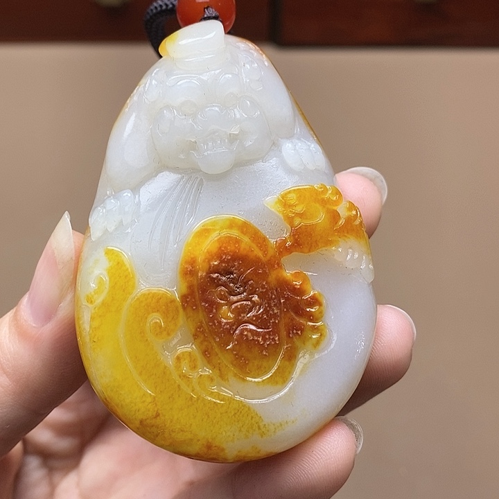 和田玉挂件未镶嵌F