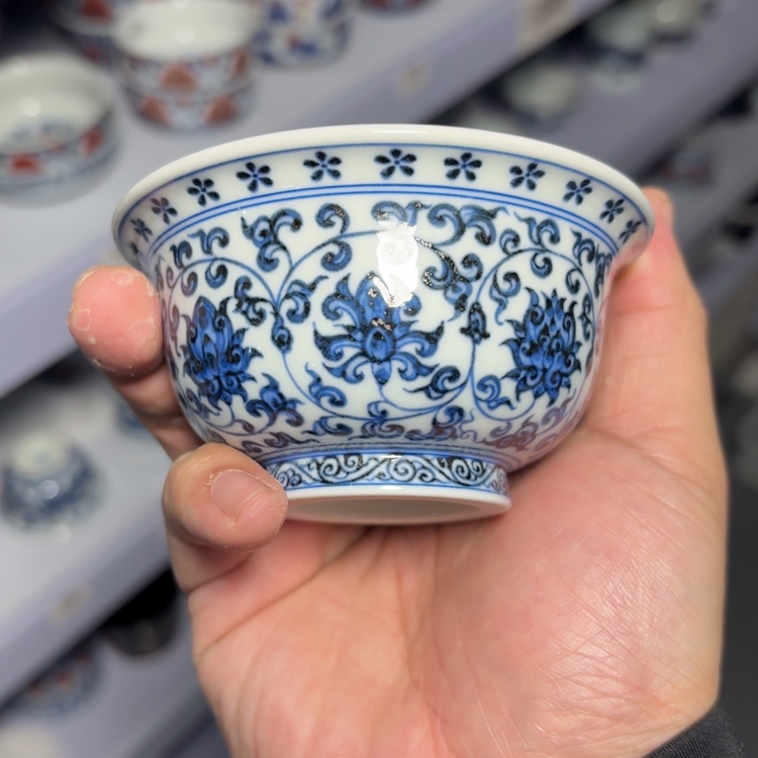 摆件瓷瓷言所老曹甄选好瓷微瑕大