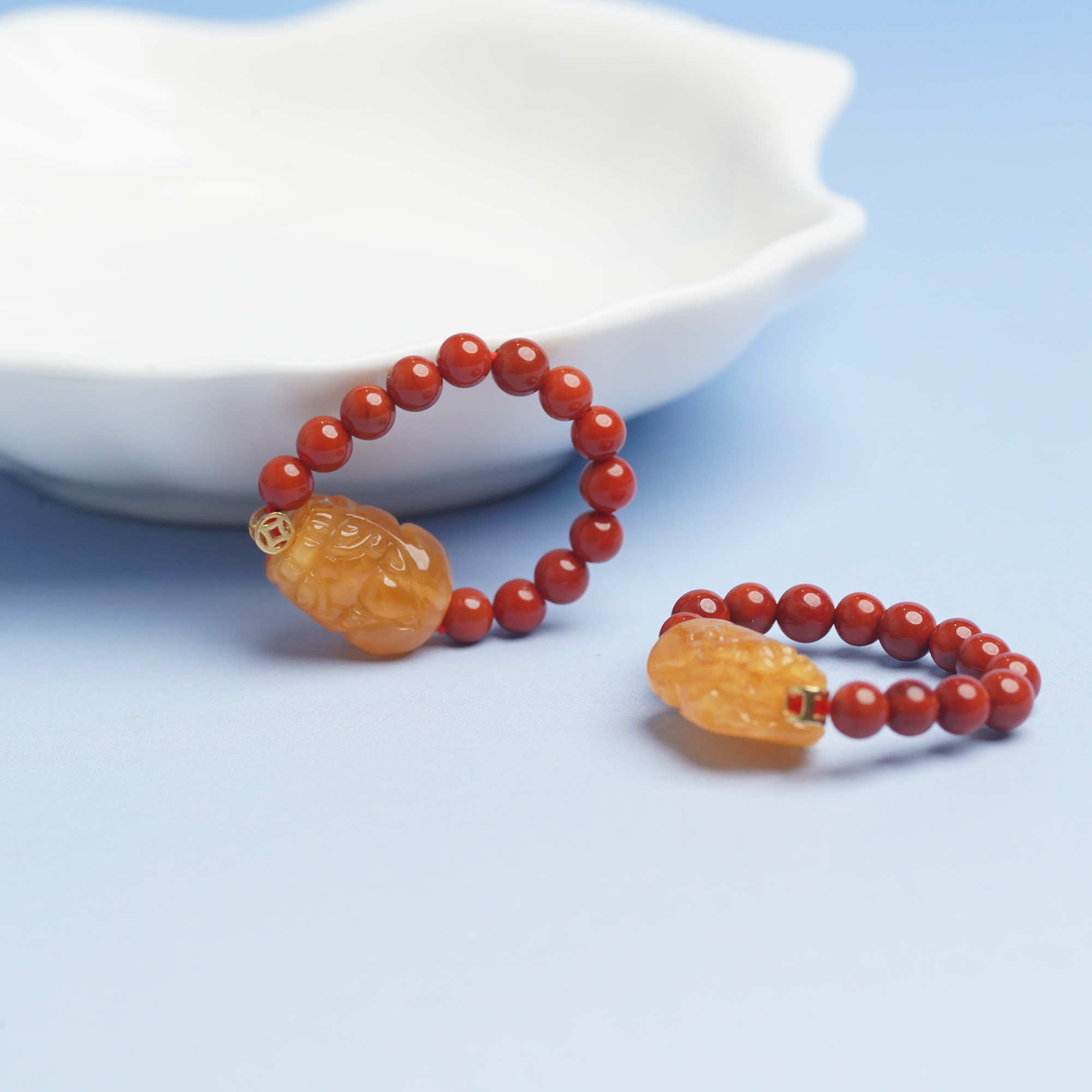【铭记珠宝】南红DIY戒圈26-3DM116H186【多样性发一件】南红约3.5mm+