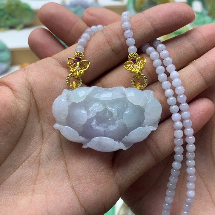 颈饰未镶嵌翡翠翡翠