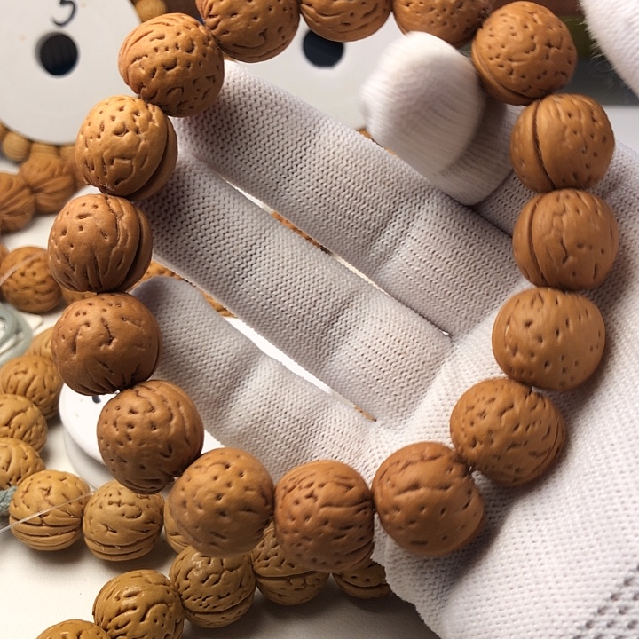 限***忆桃核手串盘锦肌肉17