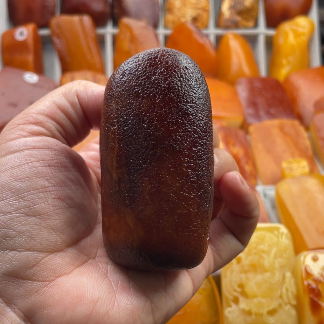 定制蜜蜡未镶嵌老**哥天然琥珀蜜蜡原石手把